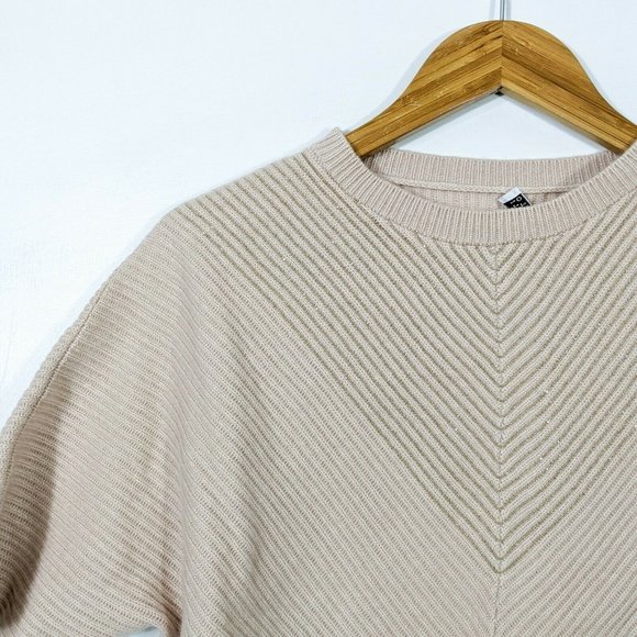 BRUNELLO CUCINELLI Beige Cashmere Beaded Dolman Sweater NWT XS - Picture 2 of 10